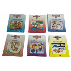 Vintage Teddy Ruxpin Lot Set 6 The World Of Wonder WOW Books Only No Cassettes
